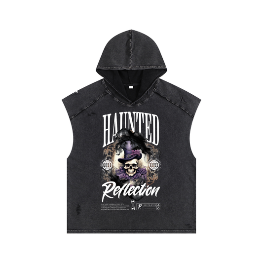 Haunted Reflections Hooded Tank Top