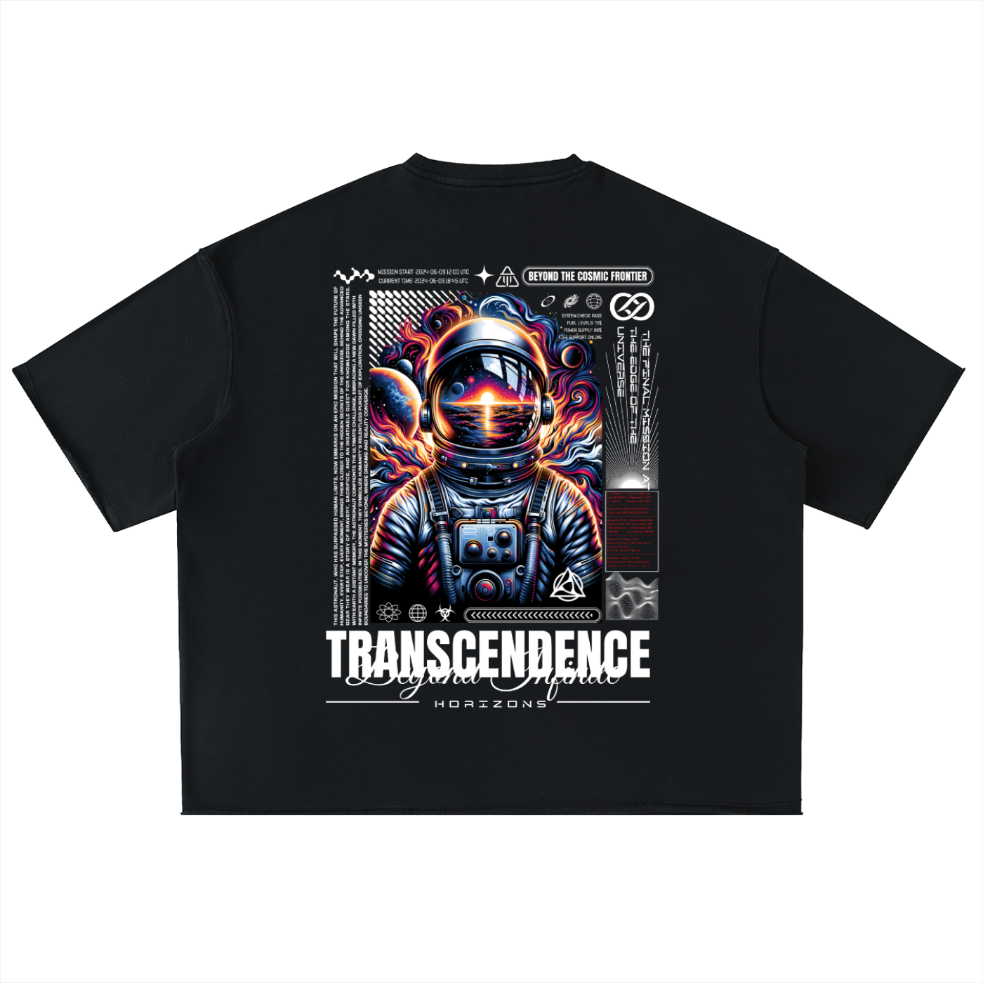 Transcendence Hem Half Sleeve T-Shirt