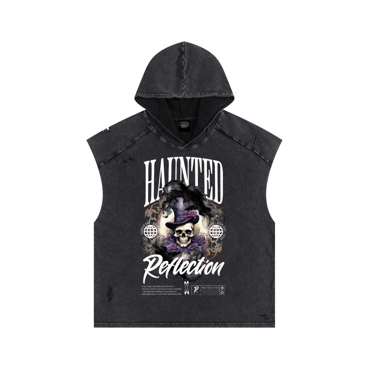 Haunted Reflections Hooded Tank Top